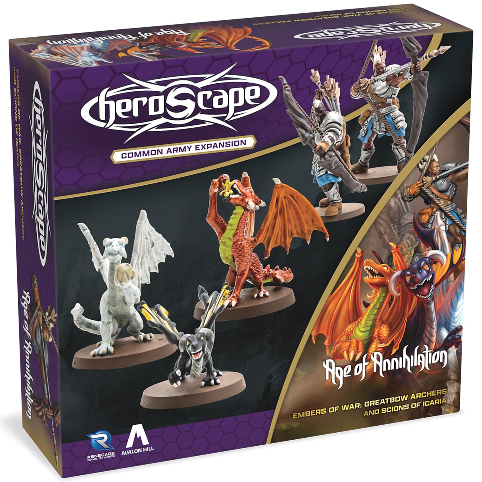 Renegade | Heroscape: Age Of Annihilation Archers & Scions Of Icaria | Army Expansion | 2-4 Players | 30-90 Minutes