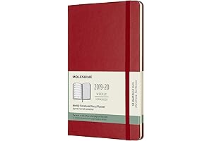 Moleskine 18-Month Weekly Planner 2019-2020 (Red)