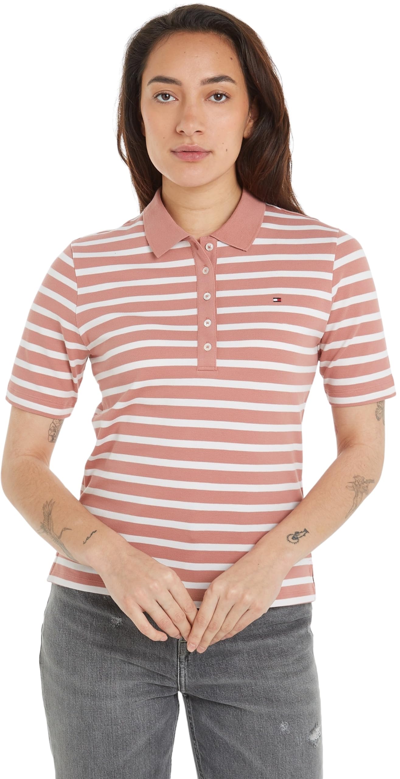 Tommy Hilfiger Polo Manches Courtes Femme Regular Fit
