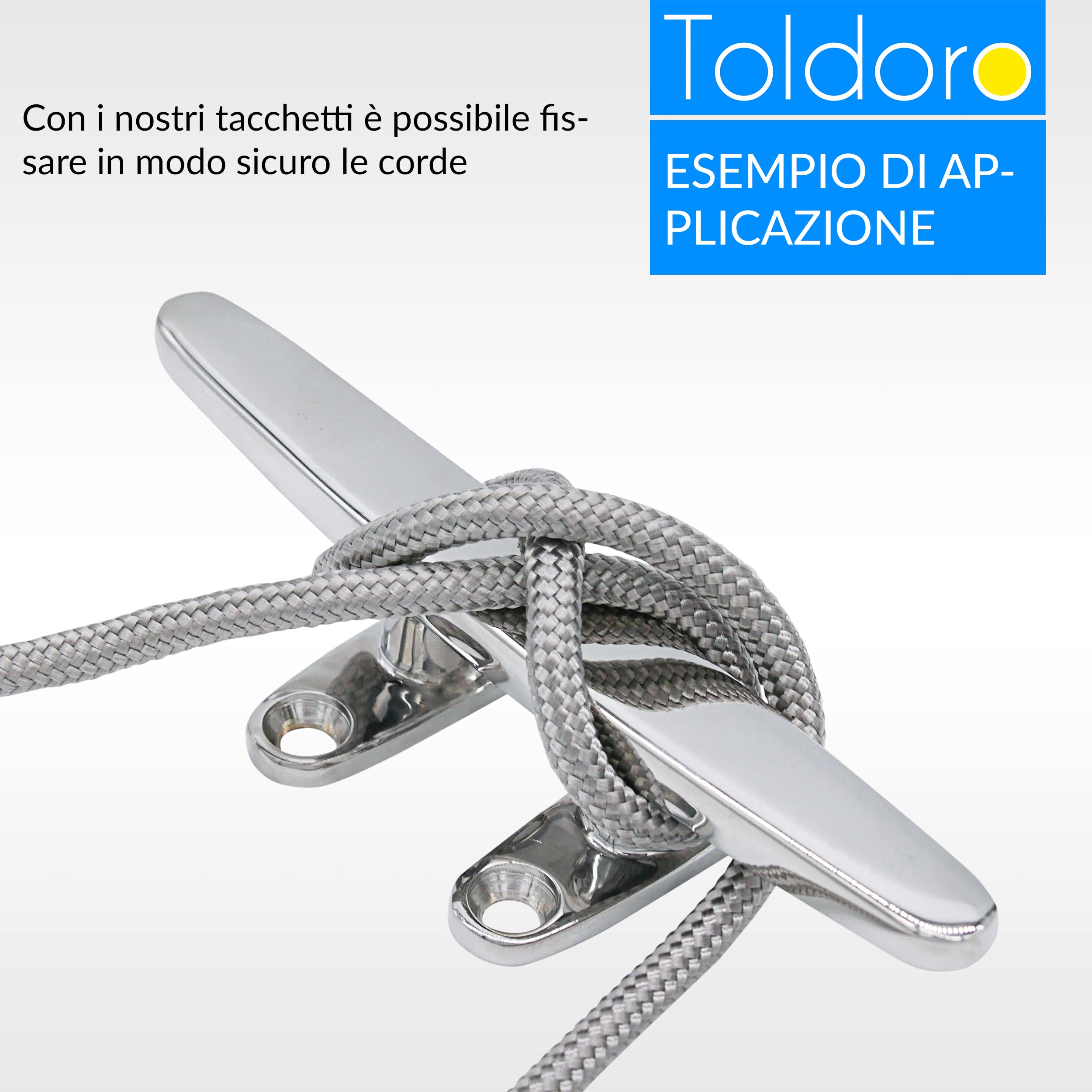 Tacchetti A Camma In Alluminio Per Barche - 2 Pezzi Per Vela, Kayak E Accessori Nautici