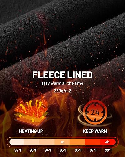 Miniatura 5 de Runhit Camiseta térmica de compresión para niños y jóvenes, manga larga, forro polar, capa base para fútbol, béisbol, fútbol, baloncesto