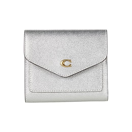 COACH Metallic Wyn Small Wallet Metallic Silver One Size
