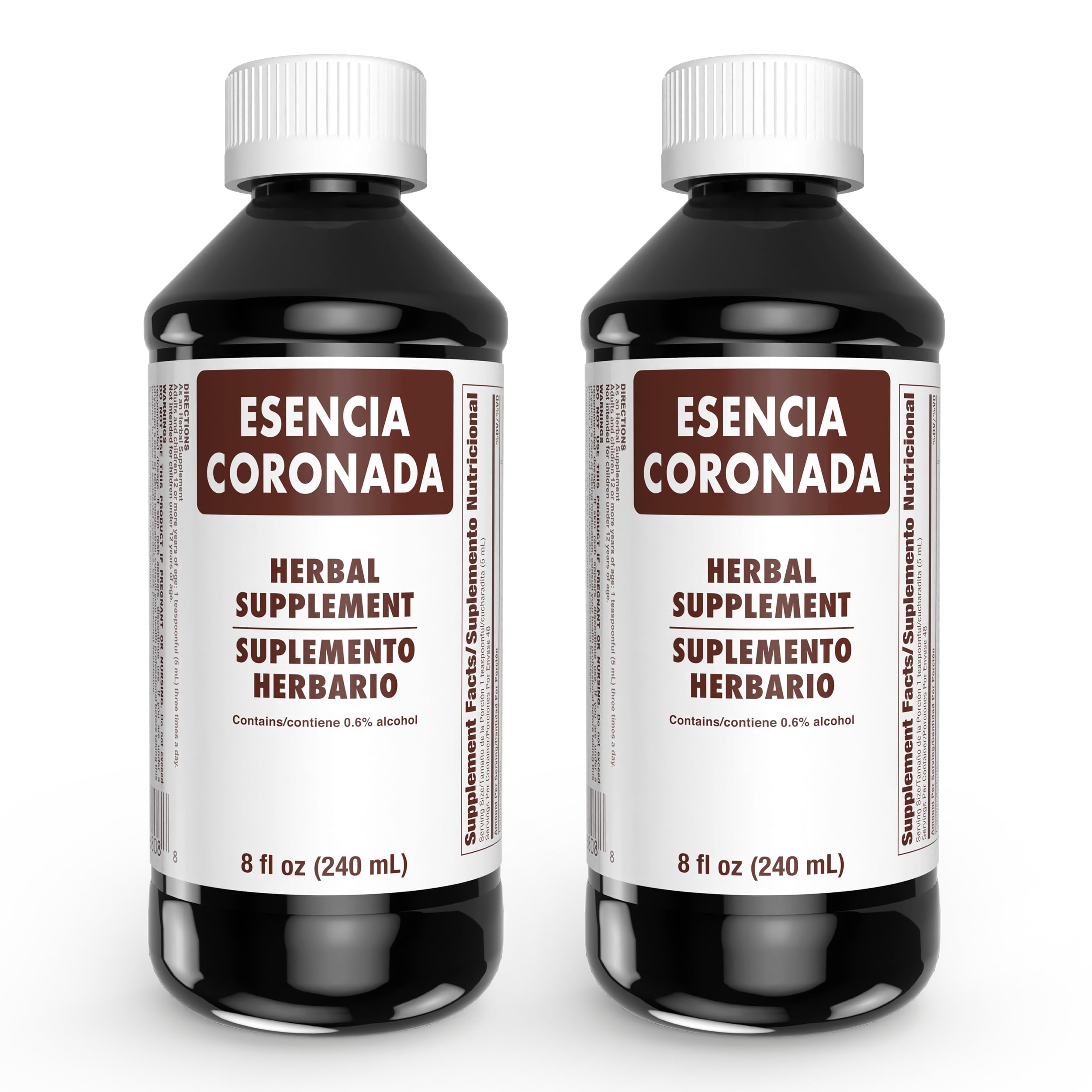 ESENCIA CORONADA Herbal Relaxation Supplement | 8 fl oz | 2-Pack