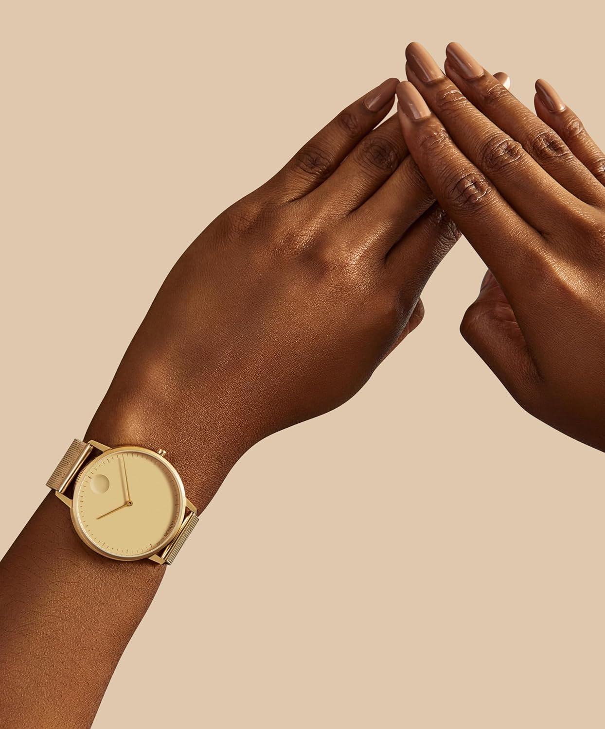 Movado Face Men's Luxury Quartz Watch - Swiss Movement - Water Resistance 30 Meters (3ATM) - Elegant Timepiece - Gift for Him - 41mm - Image 4