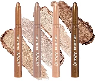 ShadowStix Bundle - Cream Eyeshadow Stick with Long-Lasting Color - Walk Of Fame, Socialite, Honey BB, Quokka (Pack of 4, 0.5 oz each)