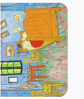 Caderno O Quarto de Van Gogh Capa Flexível Toque Aveludado 80 Páginas 20x14cm