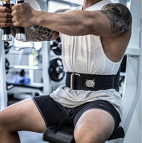 Miniatura 10 de Cinturón de levantamiento de pesas, cinturón de levantamiento de pesas, cinturón de levantamiento de pesas de 7 pulgadas, soporte de espalda para