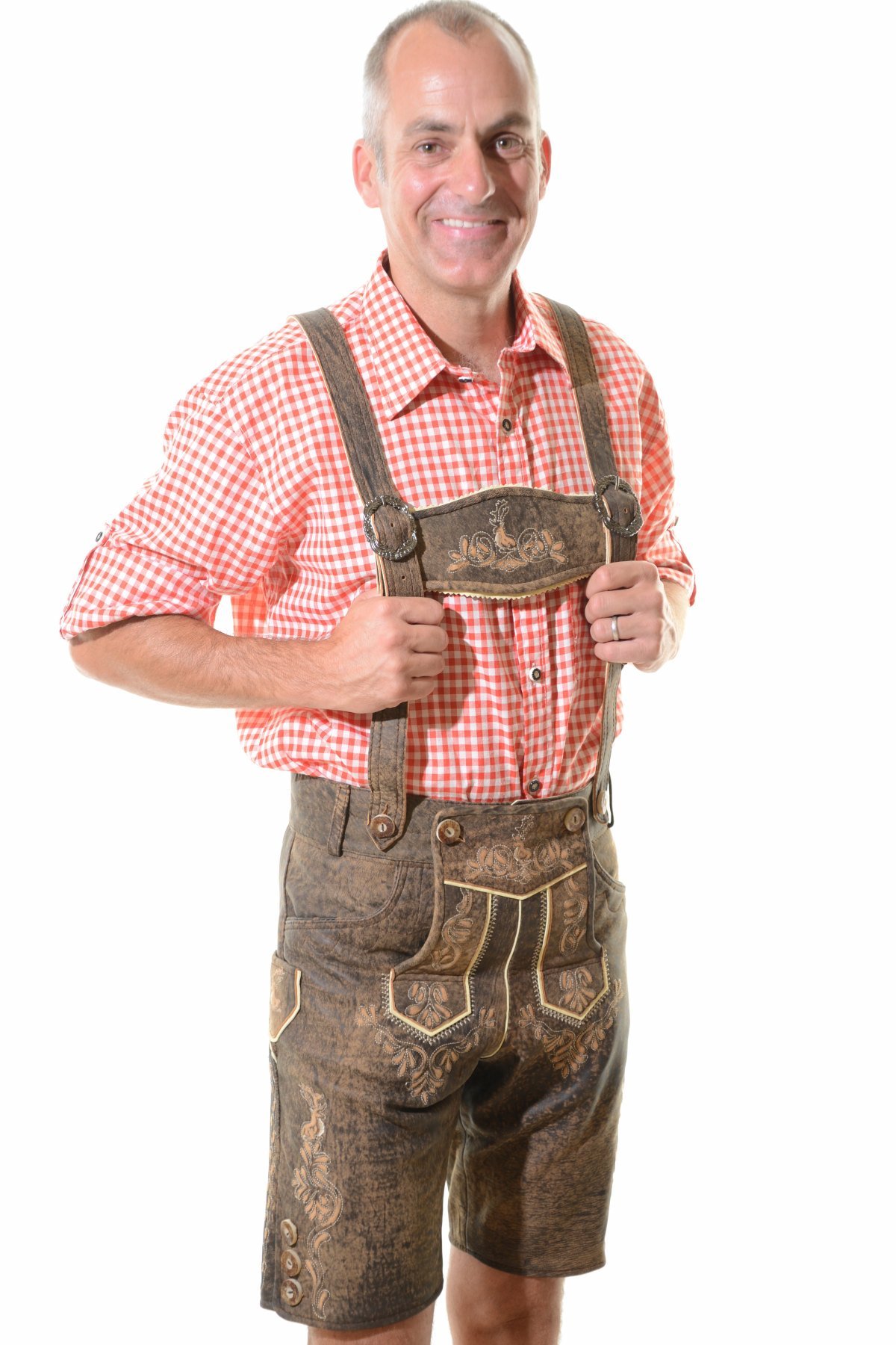 100% Authentic German Bavarian Okoberfest Trachten Lederhosen JODLER