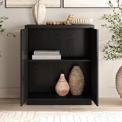 Miniatura 2 de Henn&Hart Alston Gabinete de Acento, 28" de Ancho, Veteado Negro