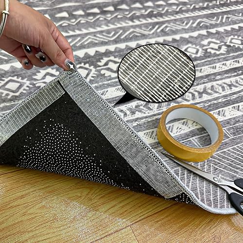 Miniatura 4 de WENSSKKU Cinta de tela extra fuerte de doble cara, 1 pulgada x 33 pies (32.8 ft), resistente para ropa y alfombra, alta adherencia, ideal para