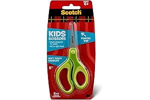 Scotch Kids Pointed Tip Scissors: A Safe and Kid-Friendly Choice for Little Learners