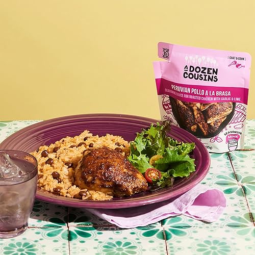 Miniatura 4 de A Dozen Cousins Quick Chicken Marinade - Bolsa para condimentos (paquete de 10), condimento peruano Pollo Asado, capa y cocina instantánea, salsa