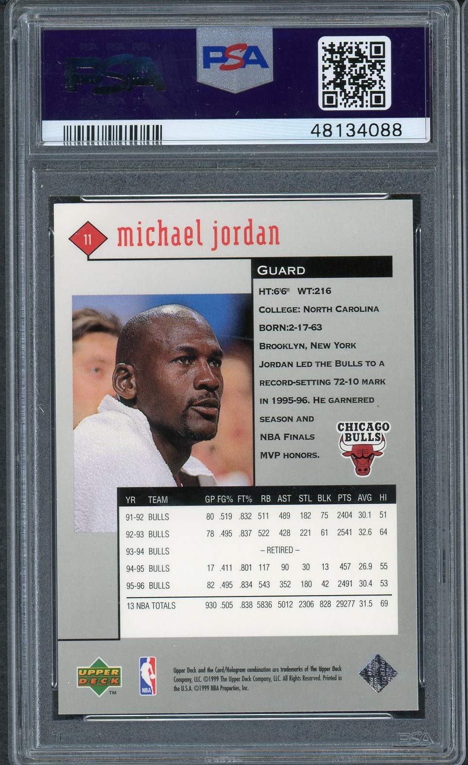 Amazon.com: Michael Jordan 1998 Upper Deck Black Diamond