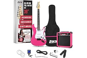 Hello Kitty Hello Kitty Kids Electric Guitar Beginner Starter Kit