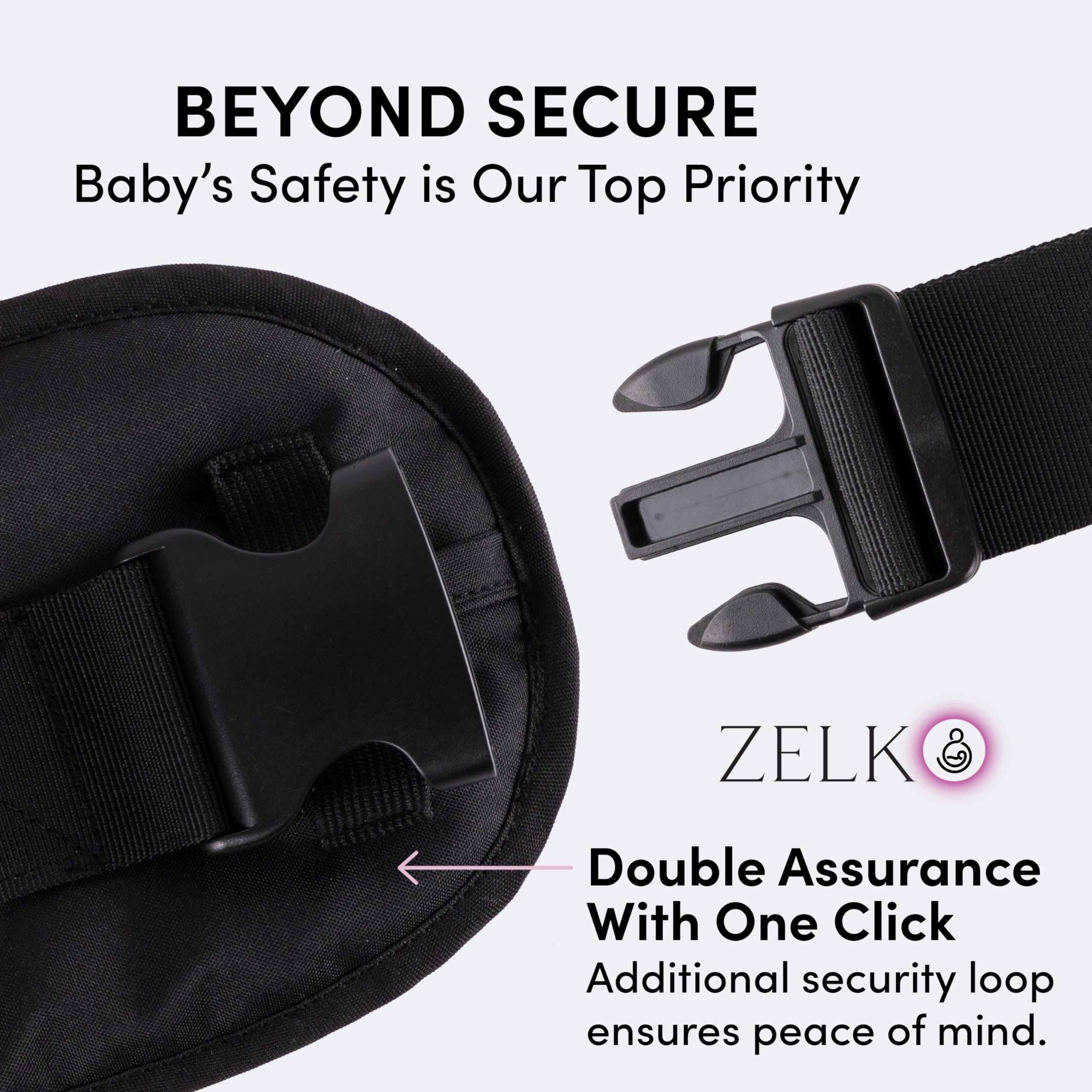 ZELKO Baby Hip Carrier - CPC-Certified Baby Hip Seat Carrier