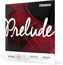Encordoamento Para Violino Tensão Média D'Addario Bowed Prelude J810 4/4M