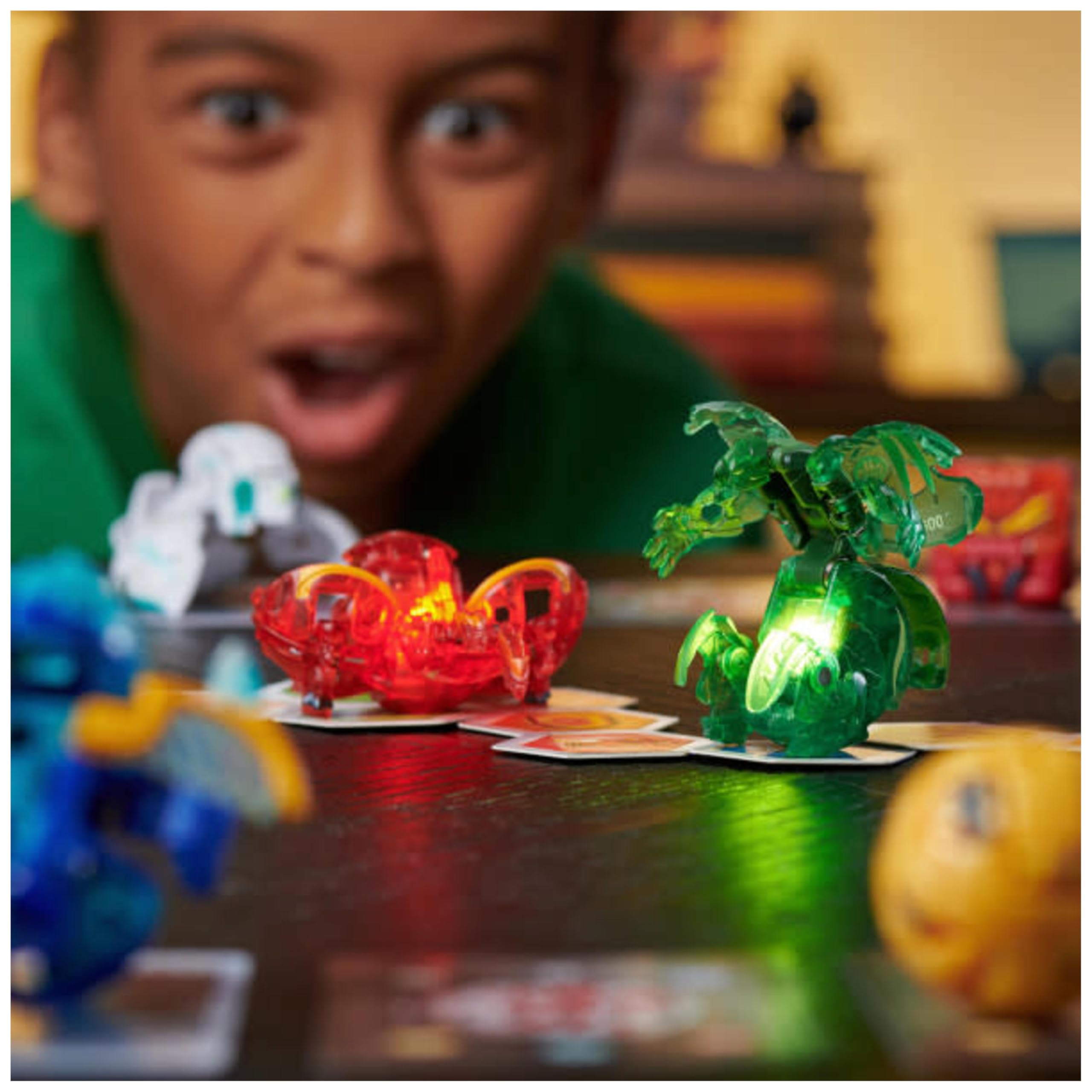BAKUGAN - Legends - Pack DE 4 Figuras DE ACCIÓN COLECCIONABLES - Cycloid, Arcleon Geogan, Nillious Nova, Hydorous Ultra y 6 Baku-Núcleos - 6065913 - Juguetes Niños 6 Años +