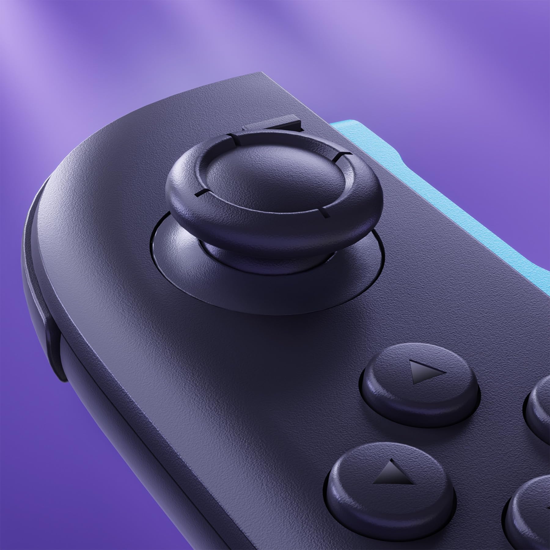 eXtremeRate Cover Tasti Kit + Levette Analogiche 3D Ricambio per Nintendo Switch 2 Controller - Nero
