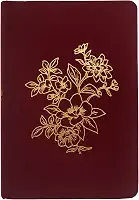 Bíblia NVI Bible Journaling, tecido vinho sobre capa dura, com espaço para anotações, Leitura Perfeita, Falei com Amor: Bíblia Sagrada Nova Versão Internacional