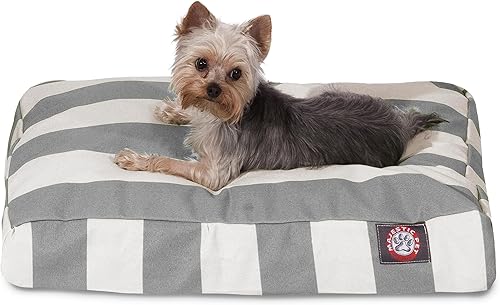 Miniatura 18 de Majestic Pet Cama mediana para perro, rectangular, poliéster, lavable, 36x29x4 pulgadas, amarillo Negro -,Negro (espuma viscoelástica