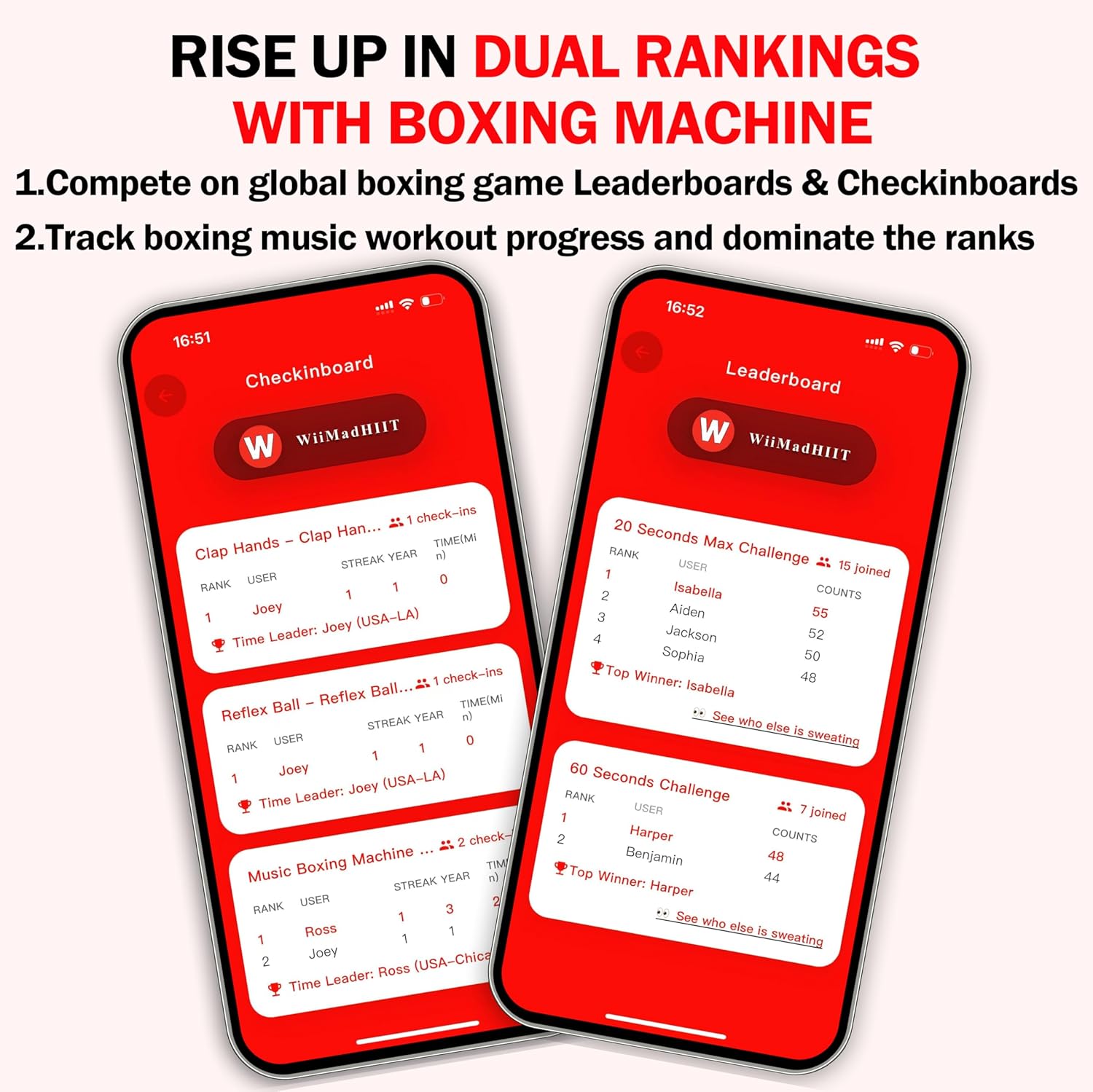 2025 Music Boxing Machine for Kids & Adults – Bluetooth Music Punching Machine Wall Mounted Toy with Gloves, 11 Modes 9 Speeds & App Punch Counter for Home Gym Workout