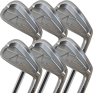 Japan Kamitaki Forged Iron Mens Golf Club Set,K910 Model,5-Pw,Stiff Flex,Krisa Steel Shaft,Grip Mid,Pack of 6