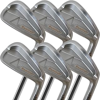 Japan Kamitaki Forged Iron Mens Golf Club Set,K910 Model,5-Pw,Stiff Flex,Krisa Steel Shaft,Grip Mid,Pack of 6