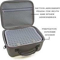 Vista 8 de CASEMATIX Funda de viaje compatible con Meeting Owl Standard, Pro, 2 o 3 y Owl Camera 360 Accesorios para sala de videoconferencias, Gris