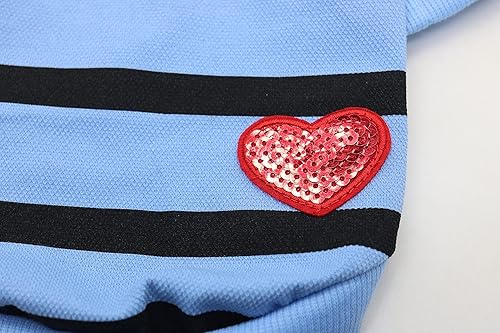 Miniatura 2 de Paquete de 2 camisetas de Bulldog Francés a rayas para perros medianos, camisetas para Boston Terrier Pitbull Bichon Primavera Verano Pet Boy