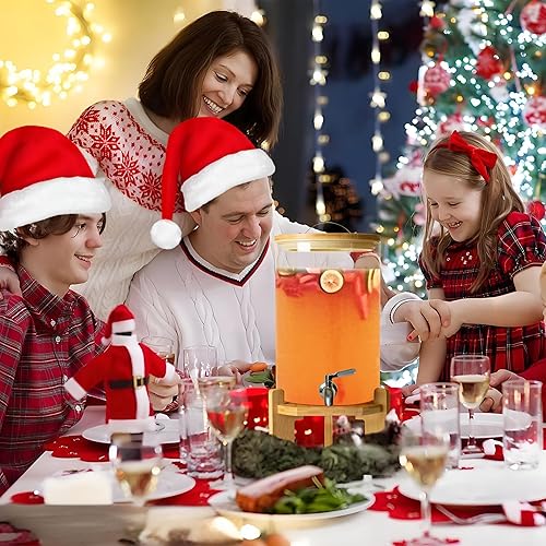 Miniatura 2 de Dispensador de bebidas de 2.1 galones, dispensador de bebidas de vidrio con soporte, dispensadores de bebidas para fiestas, dispensador de bebidas