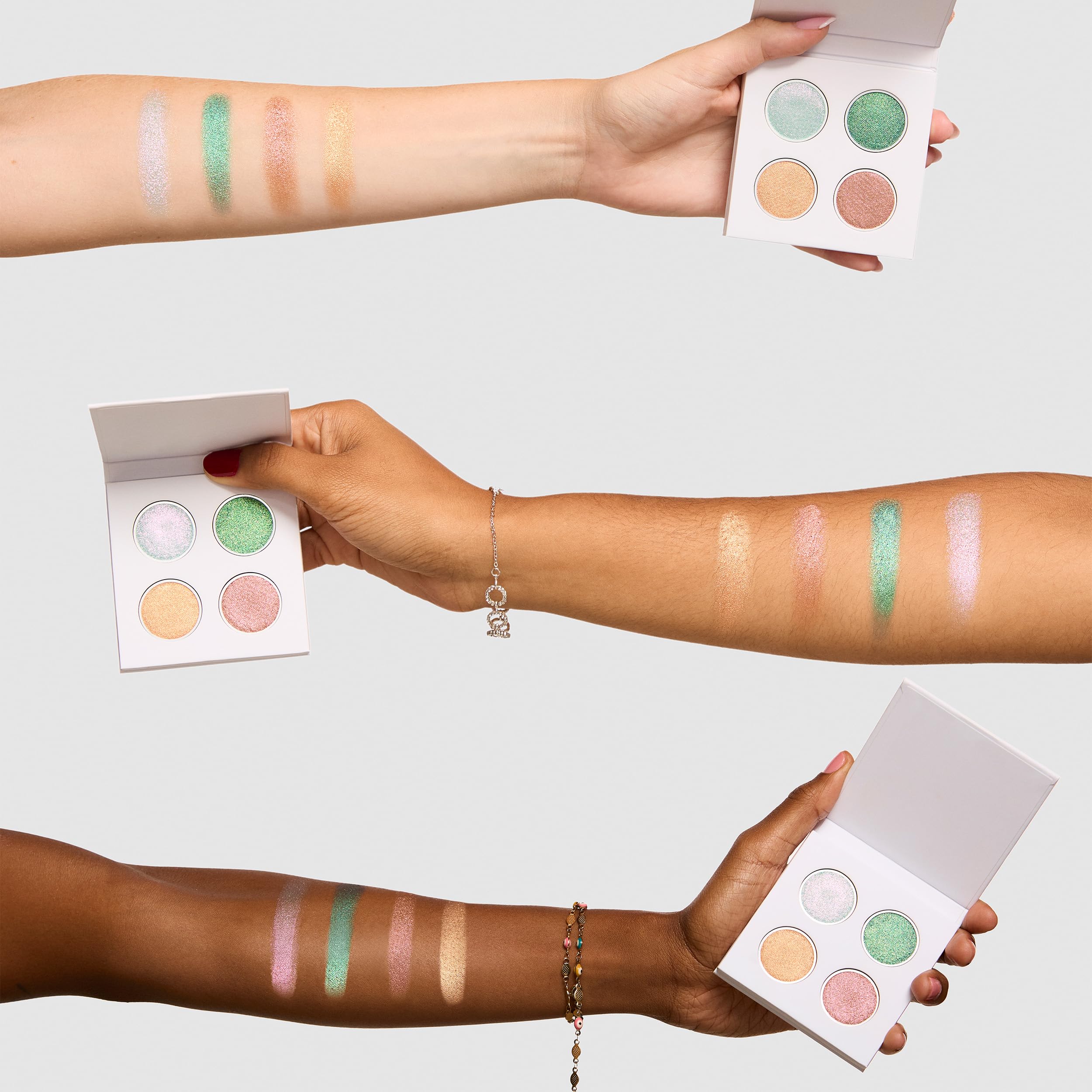 3INA MAKEUP - The Four - Shadow Palette - Paleta Cieni Do Powiek - Wysoce Napigmentowane - Długotrwałe Formuły - Metalicznymi i Multichromatycznymi Efektami - Vegan - Cruelty Free