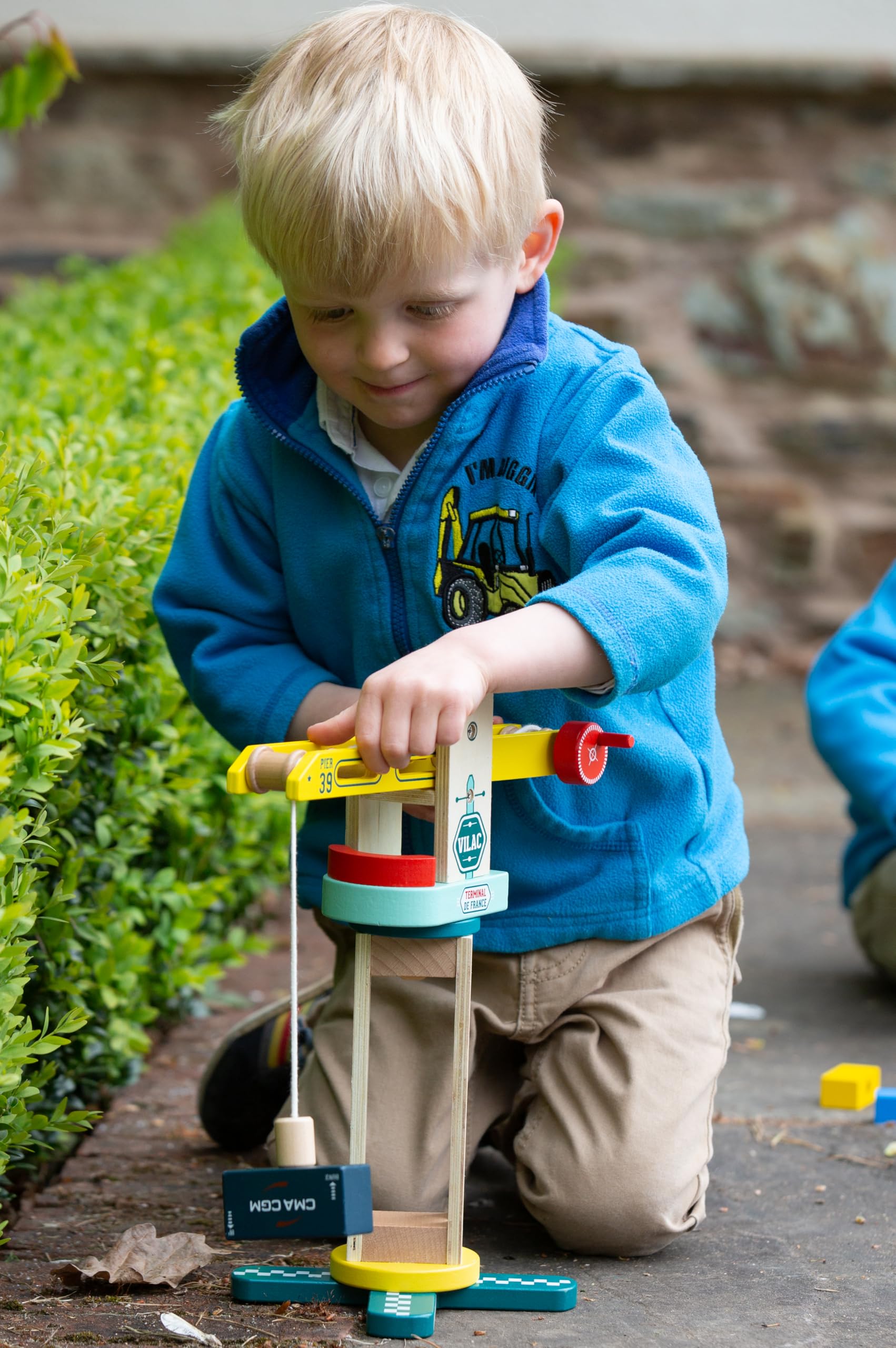 Vilac - Grue de Docker Vilacity 30 cm - Enfants 3 Ans+
