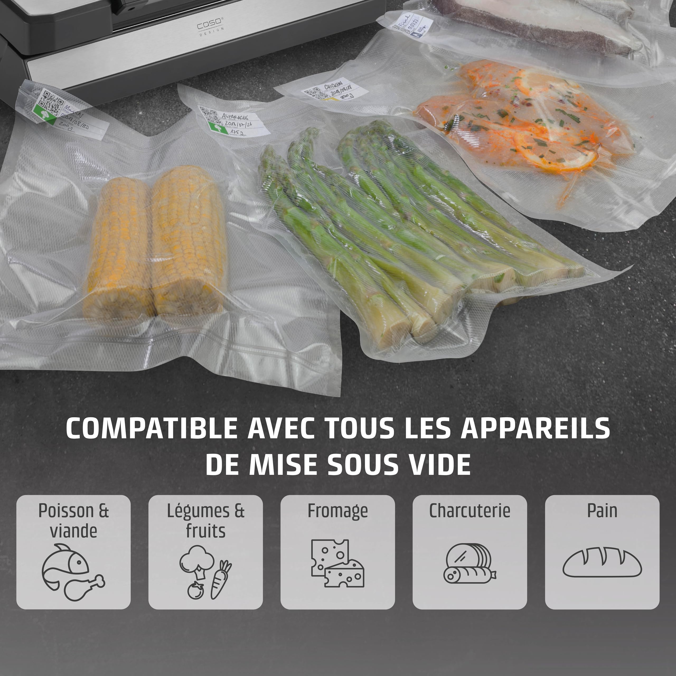 SilverRack Rouleau sous vide pour machine à emballer sous vide [1