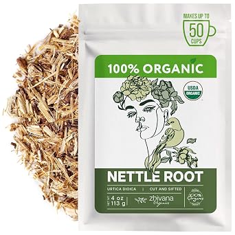 Organic Stinging Nettle Root Tea 4oz. - Prostate Health, Hormonal Balance
