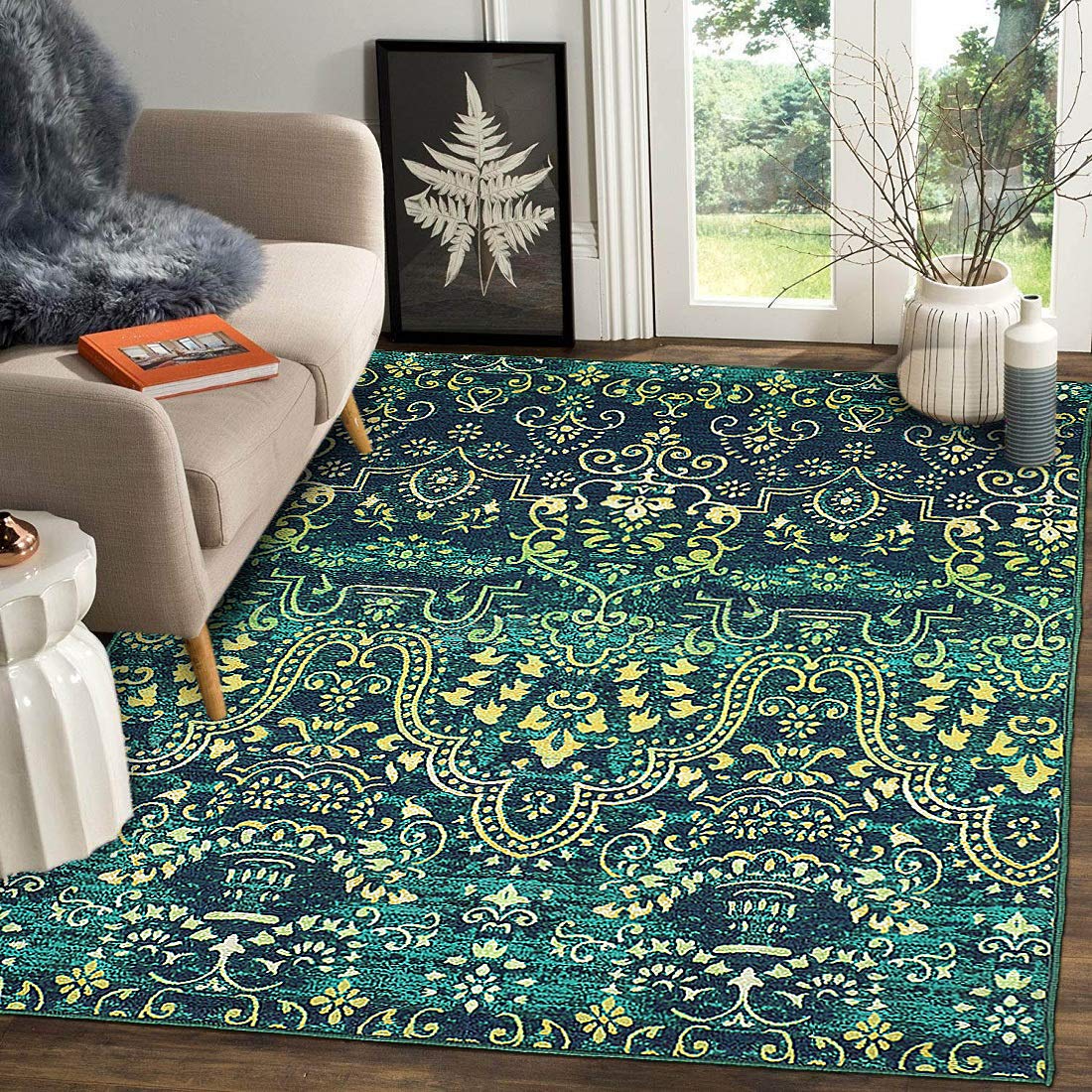STATUS Taba Rug with Anti Skid Backing