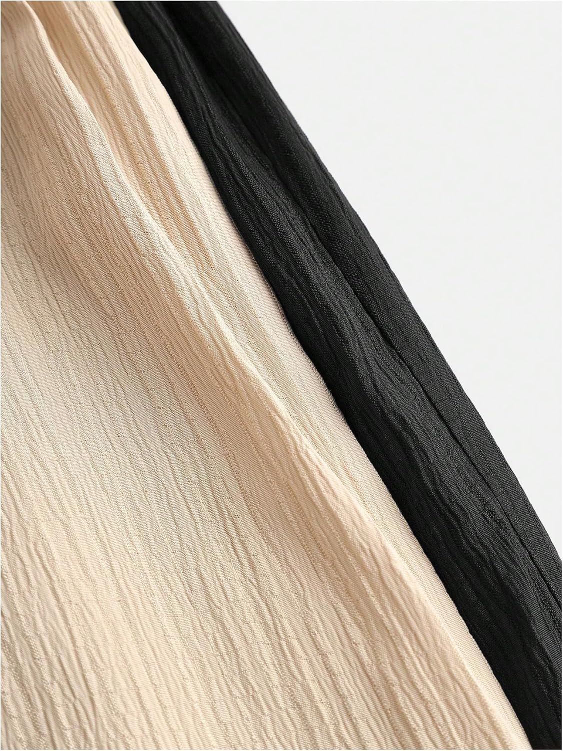 Girl's Linen Pants Elastic Waist Wide Leg Pants Beach Vacation Outfits Palazzo Trousers 2 Packs - Image 5