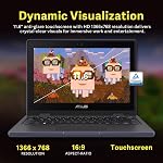 ASUS 11.6" HD 2-in-1 Touchscreen Laptop, Intel Celeron N100, 4GB RAM, 288GB Storage(128GB SSD+160GB Docking Station Set), Intel UHD Graphics, WiFi 6, Webcam, Win11 Pro, Gray