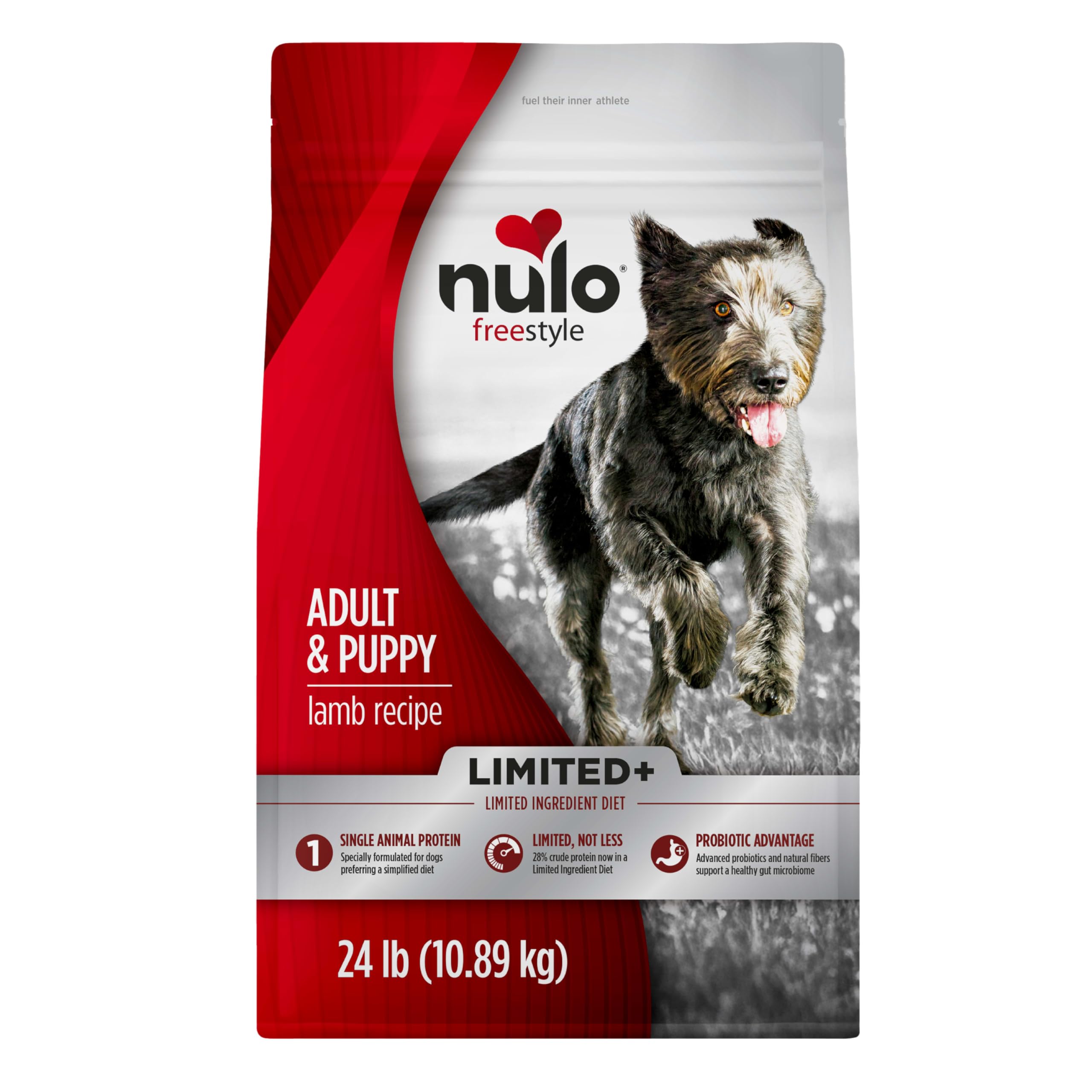 Nulo Freestyle Limited Ingredient Lamb Recipe Dry Kibble Dog & Puppy Food, 24 Pound Bag