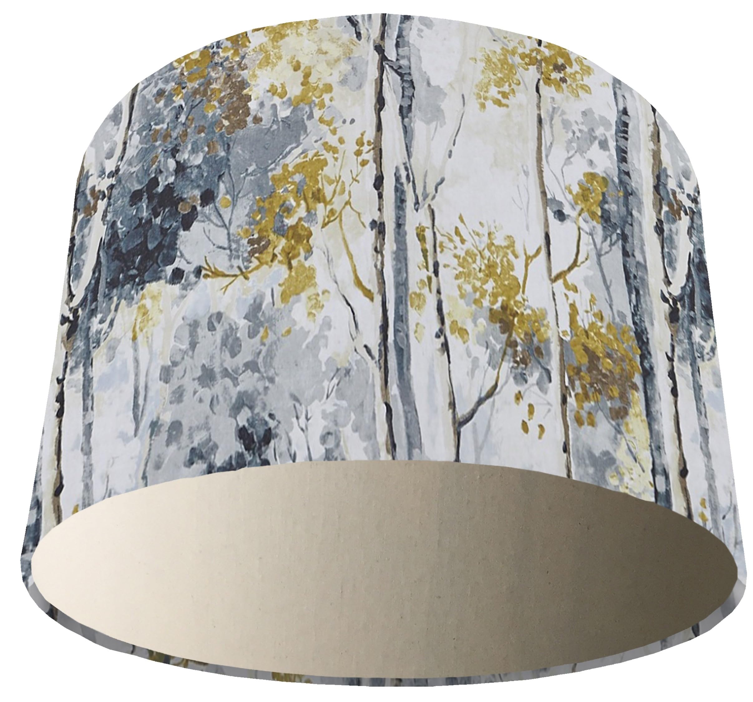 Silver Birch Lined Lampshade with Choice of Colour (Cream)