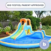 Vista 3 de Piscina hinchable con tobogán acuático de Bounceland