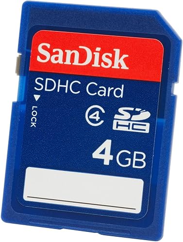 Tarjeta de memoria flash SD de la marca SanDisk Negro