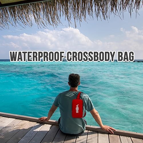 Miniatura 2 de Vos - Bolsas resistentes impermeables para exteriores con bolsillo con cremallera y bolsa para todo uso, mantiene el equipo y los artículos