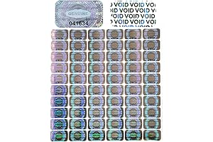 1200 Hologram Stickers for Security - Warranty VOID and Tamper Evident