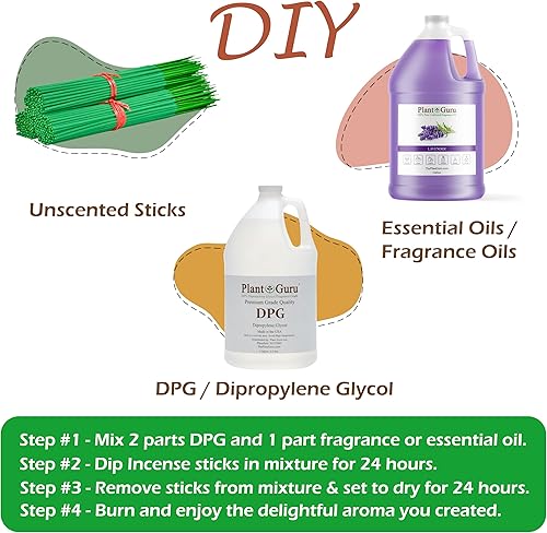 Miniatura 5 de 1000 varitas de incienso sin perfume (verde) de 11 pulgadas, 100% natural de joss y bambú de 11 pulgadas en blanco punk, para hacer incienso de