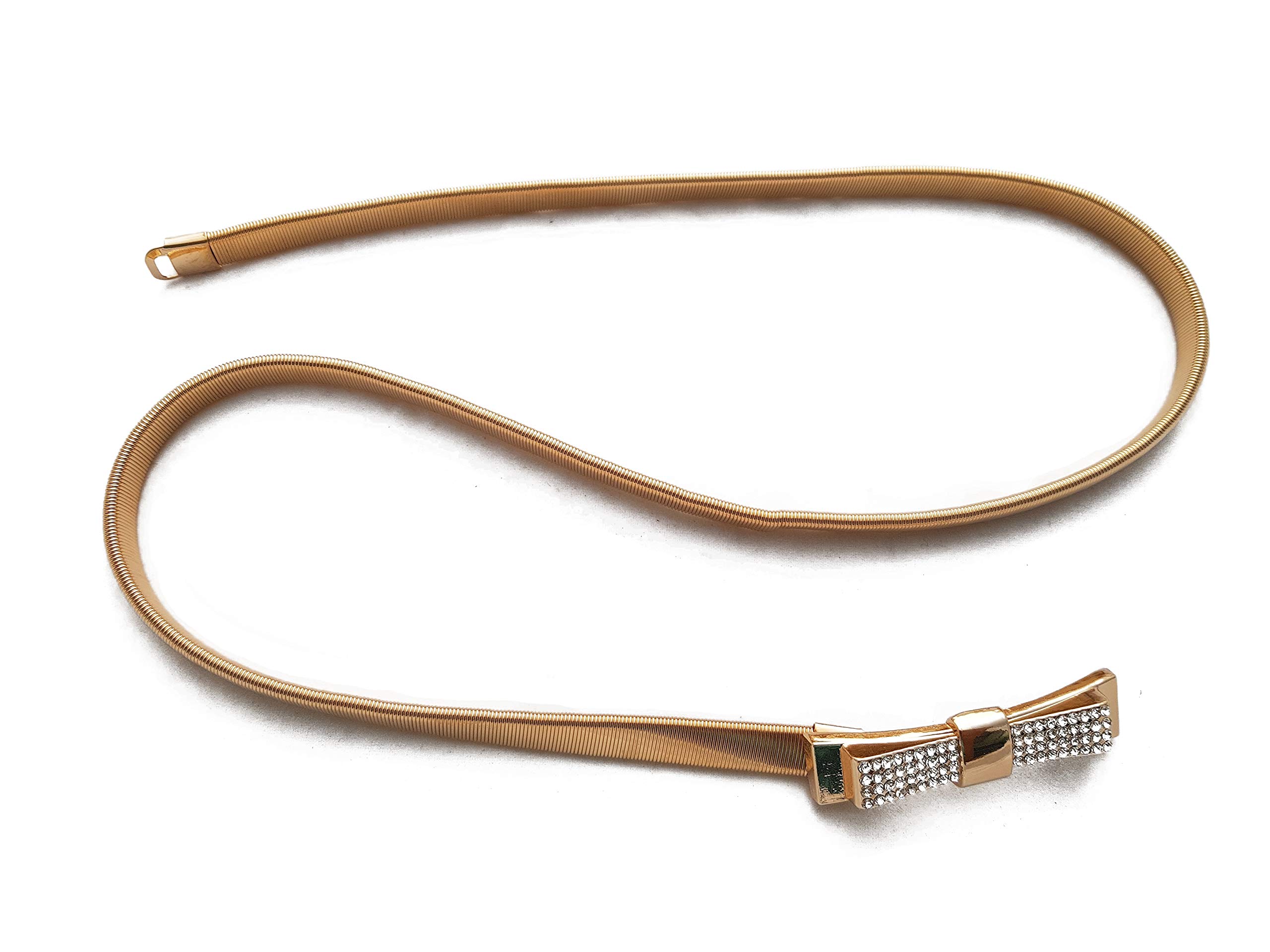 Vritraz Women & Girls Fashion Metal Stretchable Gold Plated Belly Chain Gift Belt Jewellery kamarband 3