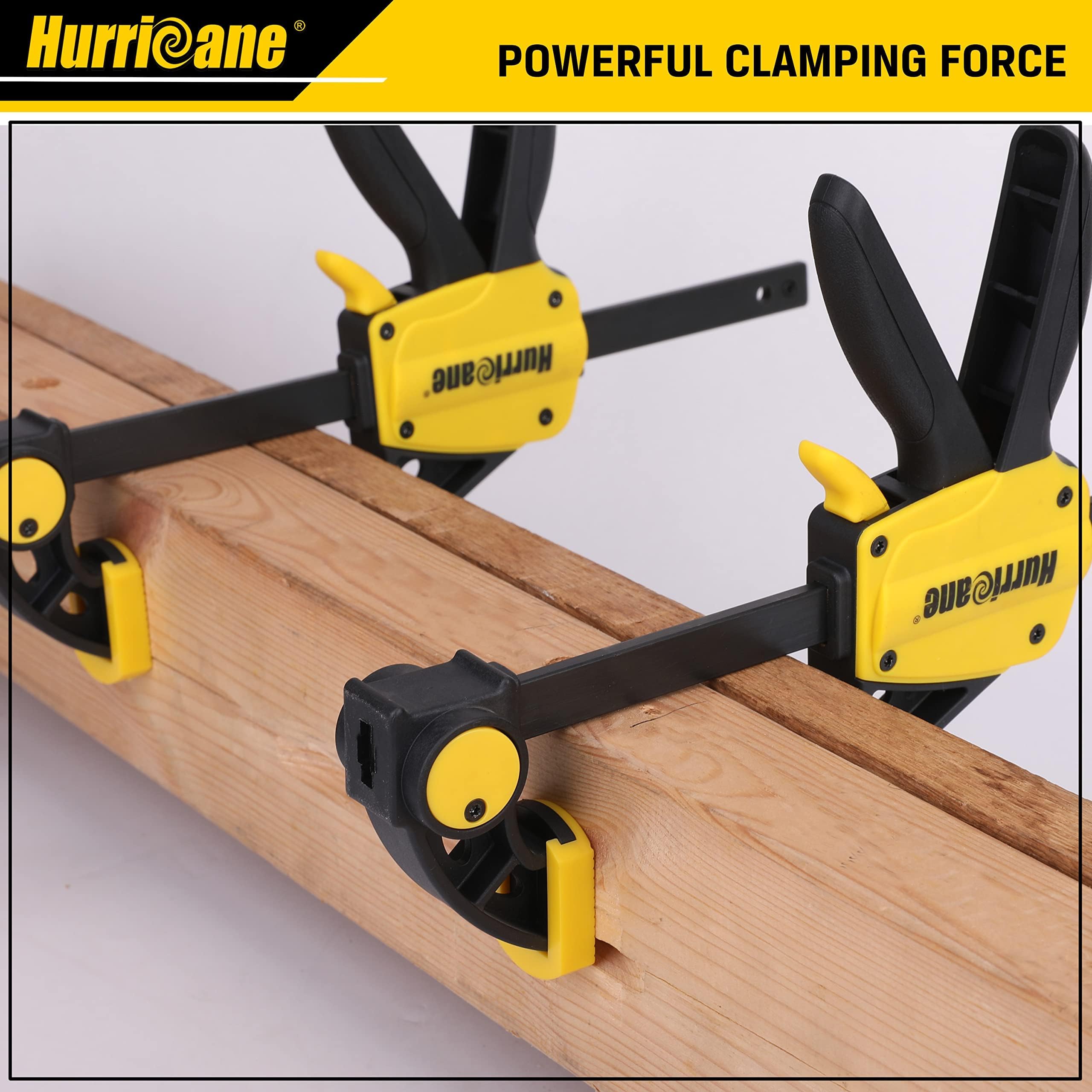 Snapklik.com : One-Handed Bar Clamps, 6 Pack Quick Release Set, 6x4 ...