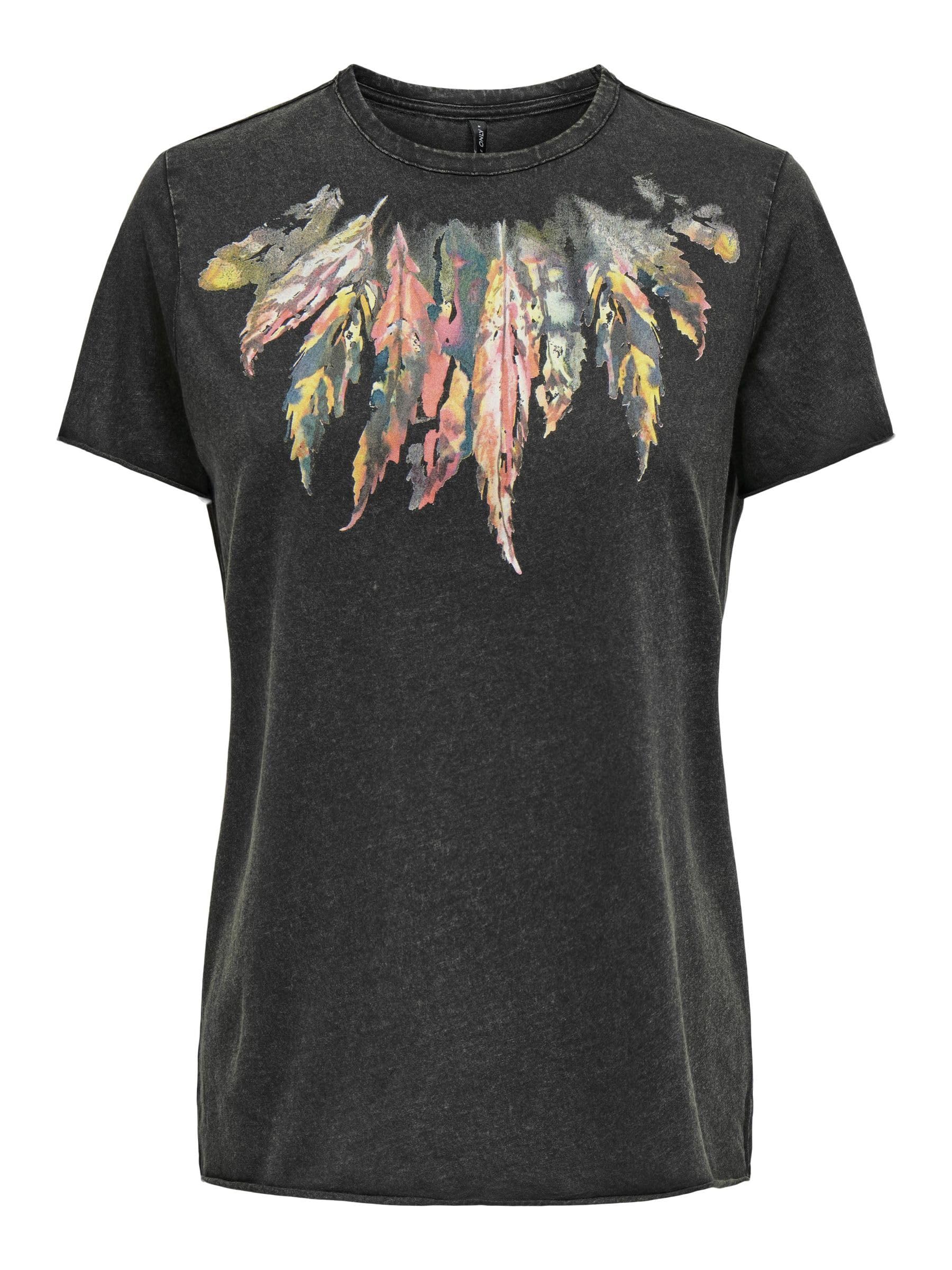 Onllucy Life Reg S/S Top JRS Noos, Black, M