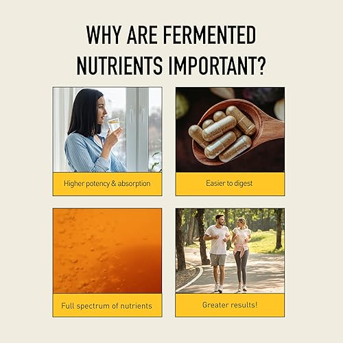 Miniatura 7 de Living Alchemy Suplementos de salud intestinal para hombres y mujeres, tu suplemento profesional de digestión probiótica de flora con soja