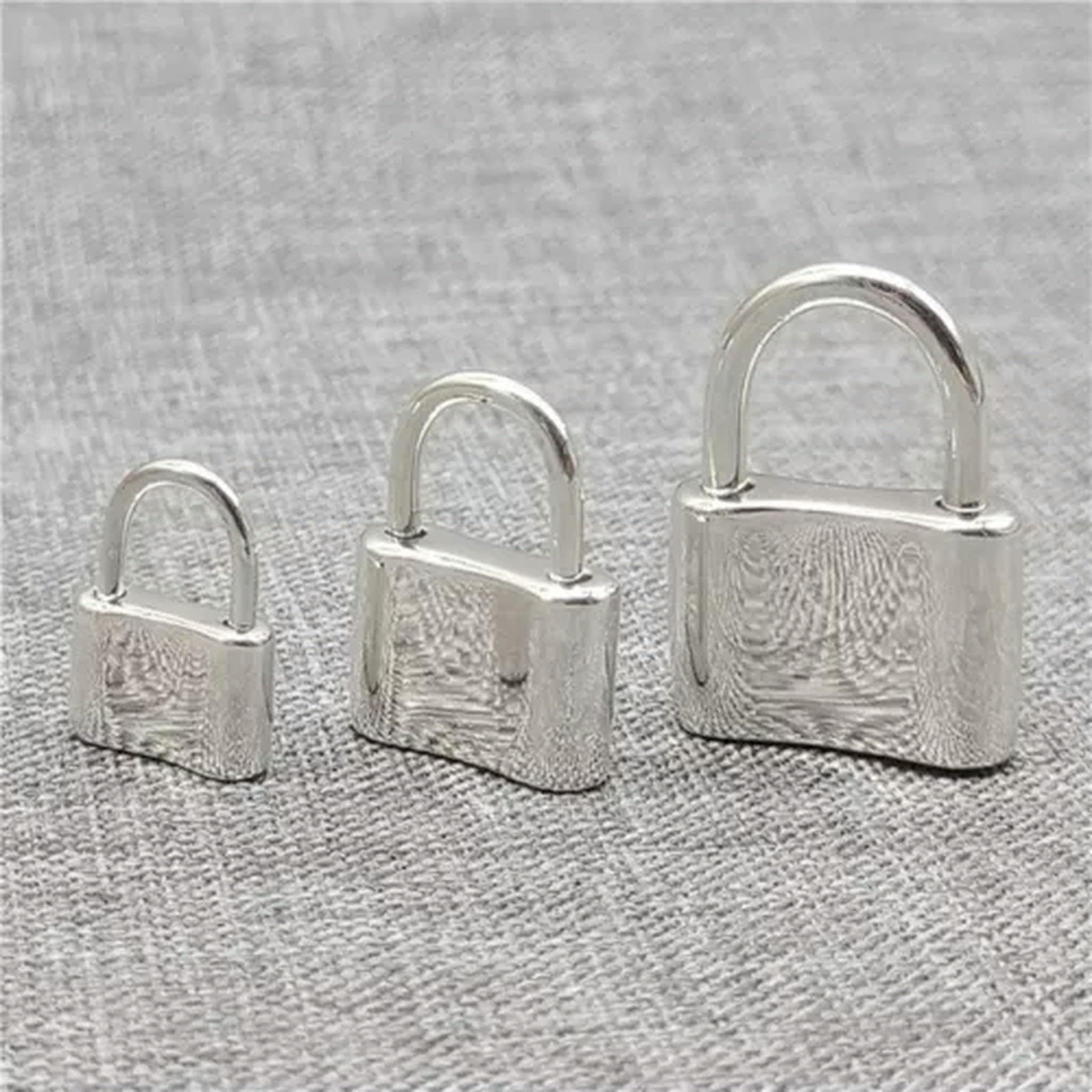 Ciondolo con Lucchetto in Argento 925 apribile - Medio (1 Pezzo)