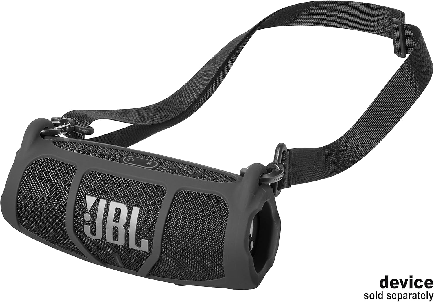 GETGEAR Silicone Cover Sleeve for JBL Charge 5 - Portable Bluetooth Speaker, Featured Design with More Protection, Best Matching in Shape and Color (Black) - Image 7